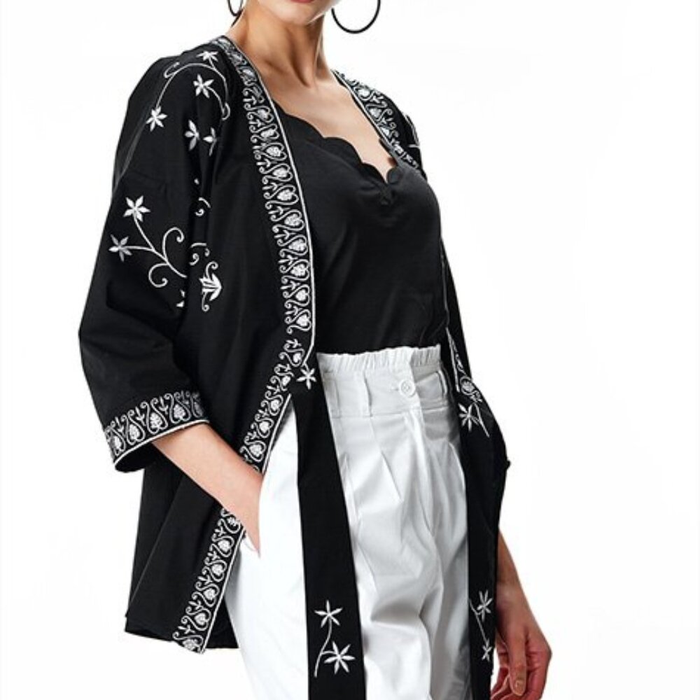 eShakti Wayward Fancies Embroidered Top